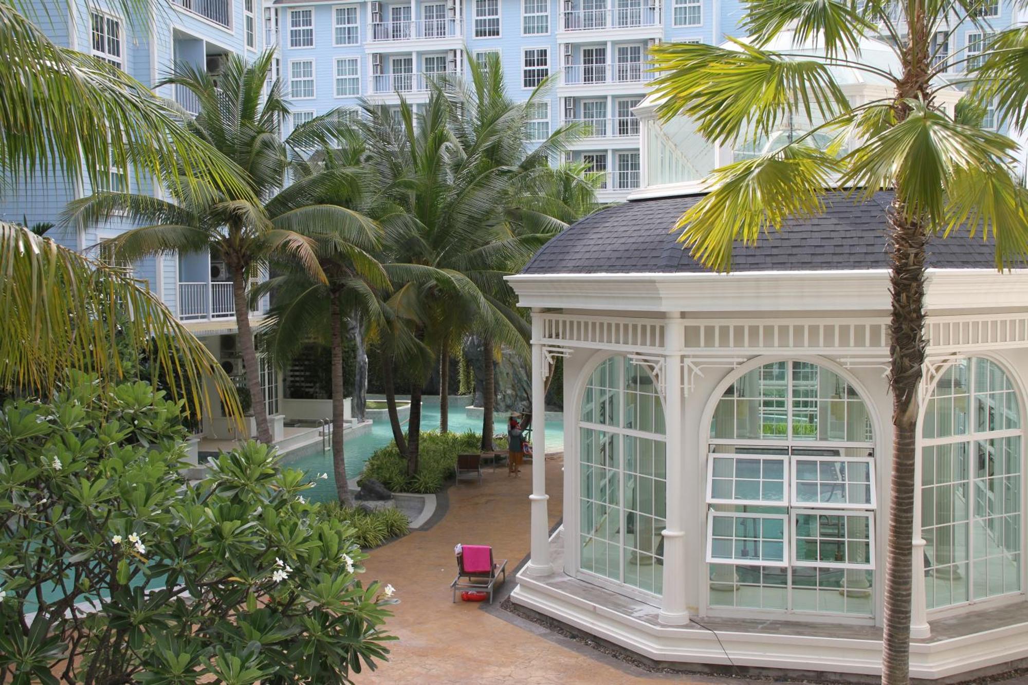 Grand Florida芭提雅带免费游泳池温泉和健身房和办公区水上花园公寓e208 Наджомтьєн Екстер'єр фото